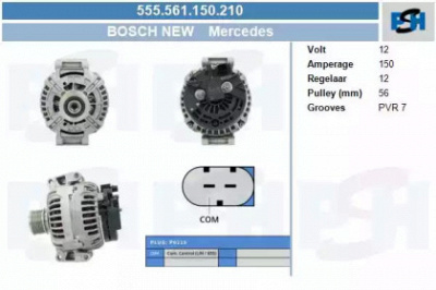 CV PSH 555561150210 -  Генератор
